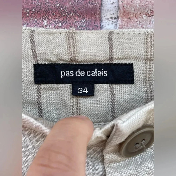 Pas de Calais linen pants size 34 - Picture 4 of 14